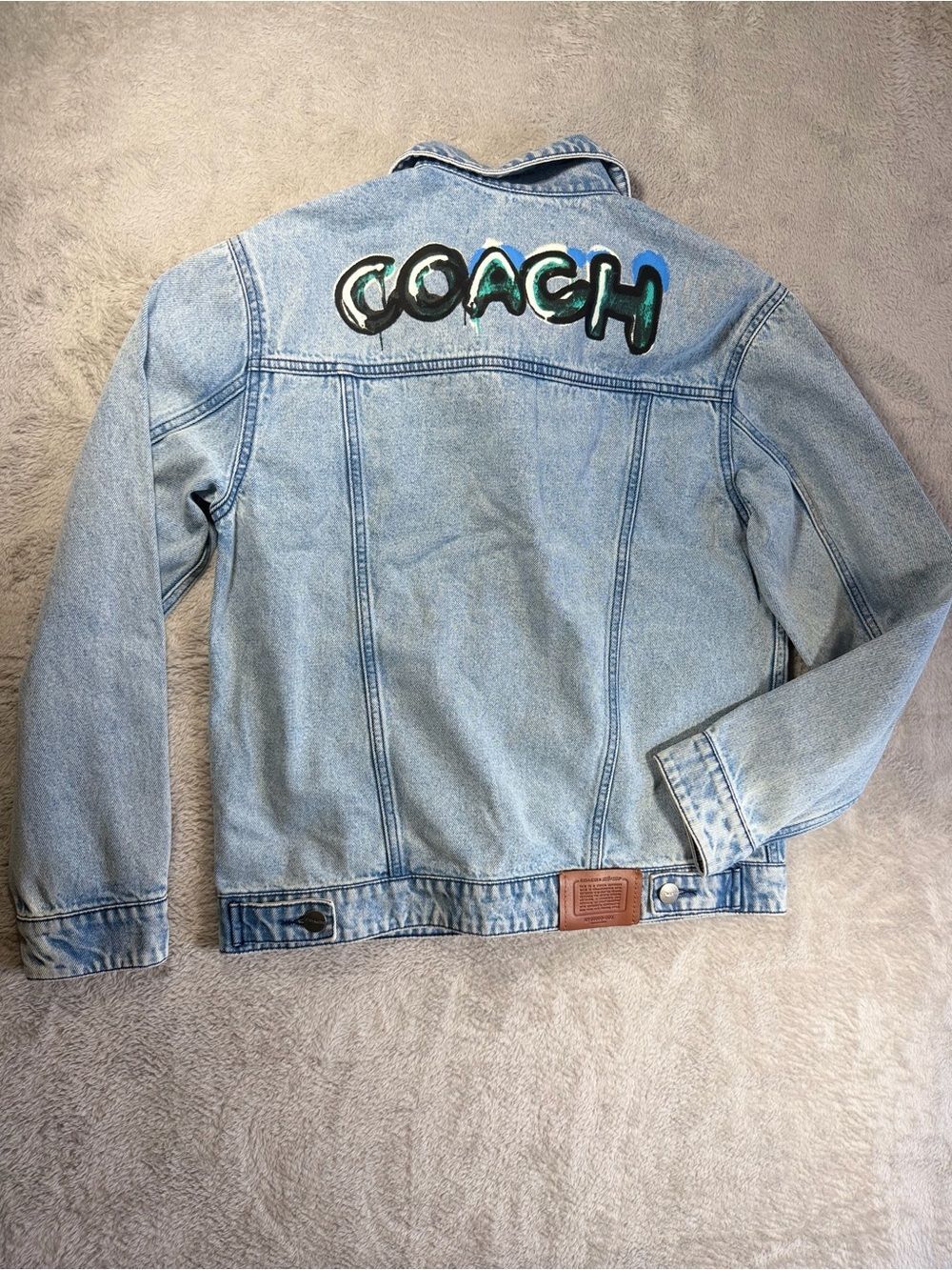 COACH X Mint + Serf Women’s Denim Jacket XS - Picture 5 of 6